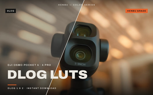 DJI Pocket 4 & 4 Pro LUTs