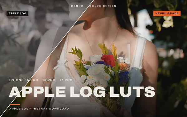 iPhone Apple Log LUTs